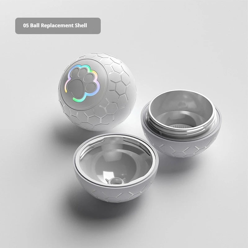 Color-Changing RGB Interactive Dog Toy Ball, USB Rechargeable – Random Bouncing for Small Pets & Cats