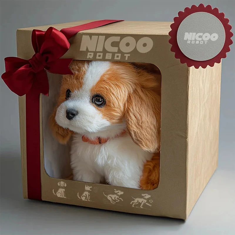 Robot Puppy That Acts Like Real Dog My Realistic Robotic AI Pet Dogs Electronic Interactive Stuffed Dogs For Barking Walking