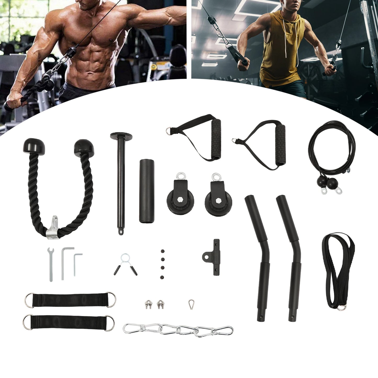 Weight Pulley Pulley System Gym Cable System Cable Pull Fitness Lat Pull Kit
