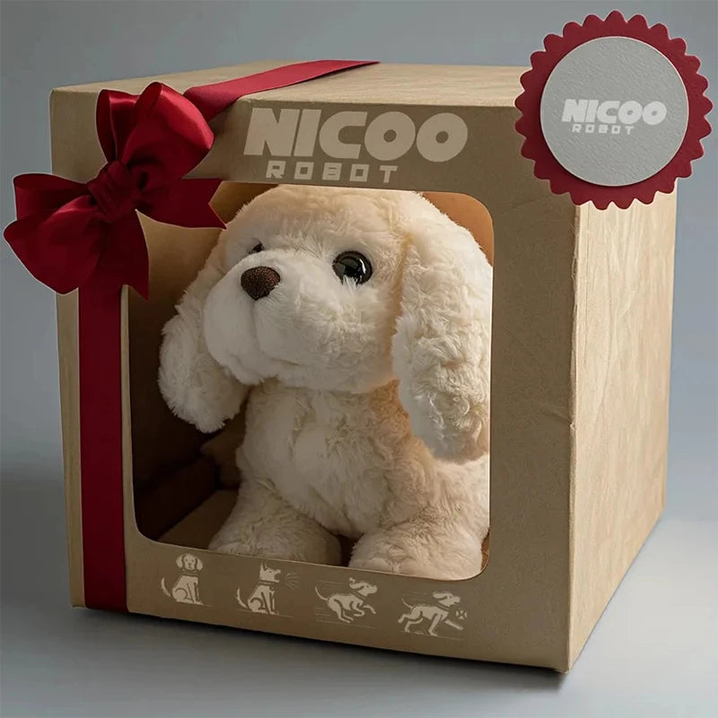 Robot Puppy That Acts Like Real Dog My Realistic Robotic AI Pet Dogs Electronic Interactive Stuffed Dogs For Barking Walking
