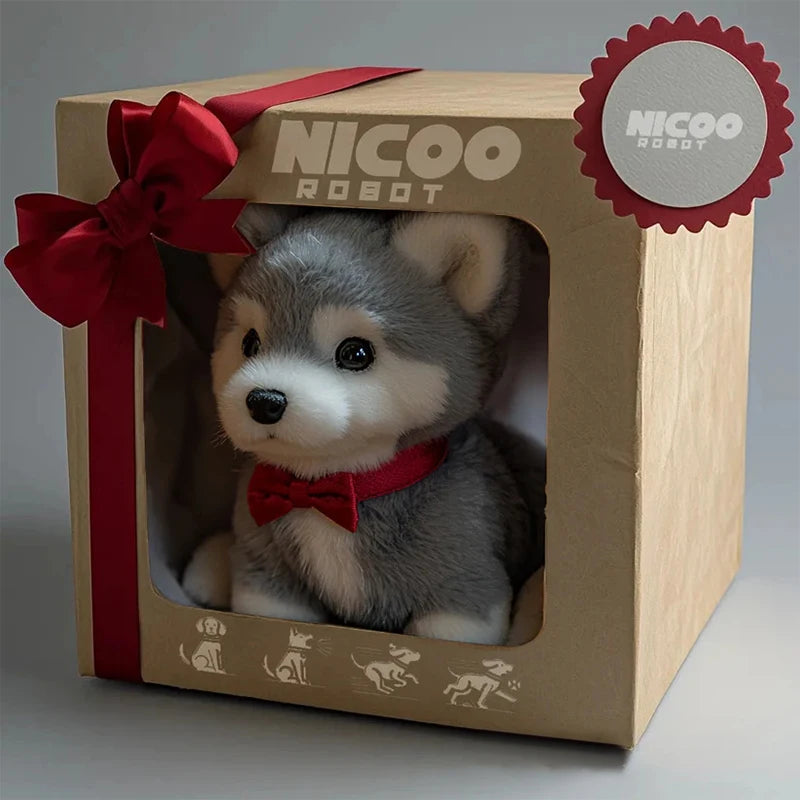 Robot Puppy That Acts Like Real Dog My Realistic Robotic AI Pet Dogs Electronic Interactive Stuffed Dogs For Barking Walking
