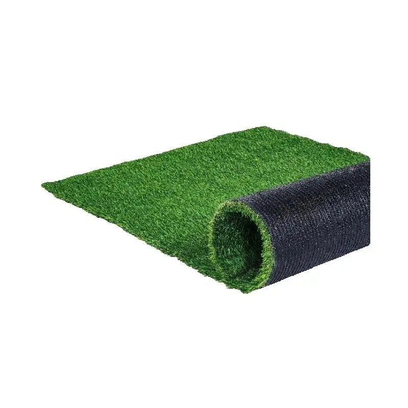 SucceBuy Artifical Grass Rug Green Turf 1.38/1.57" Fake Door Mat Outdoor Patio Lawn Decoration Easy to Clean with Drainage Holes
