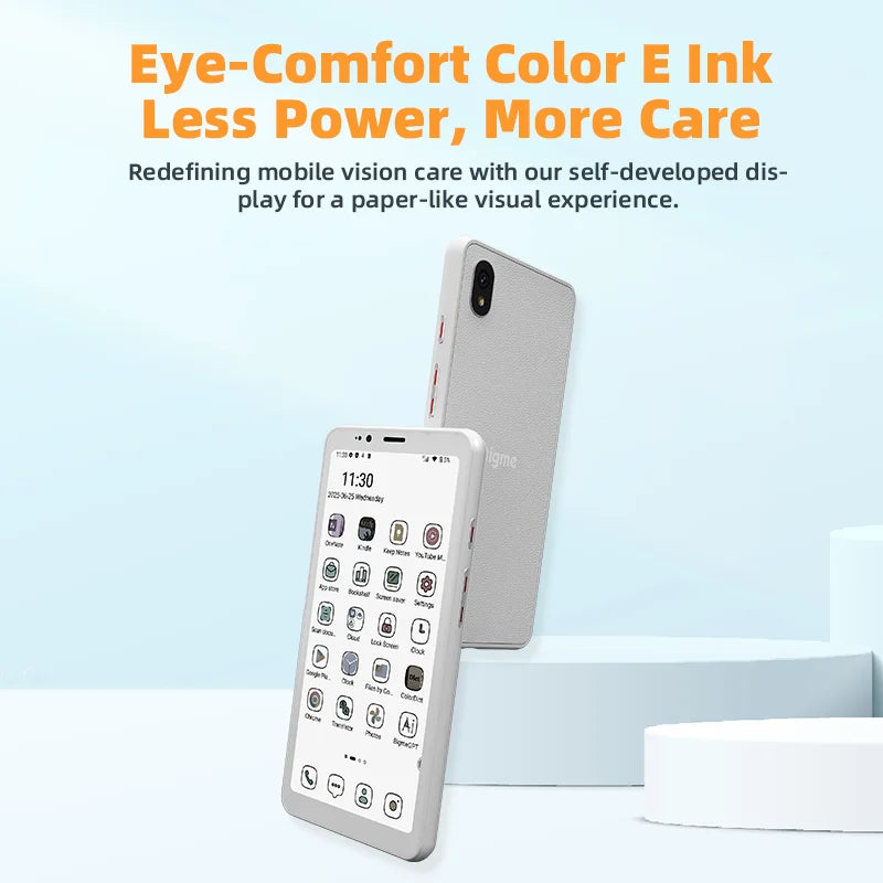 Bigme Hibreak S Ebook Reader, 5.84‘’ e-ink display, 6+128GB, Android 14 OS ereader with BW 276PPI & Color 92PPI for options