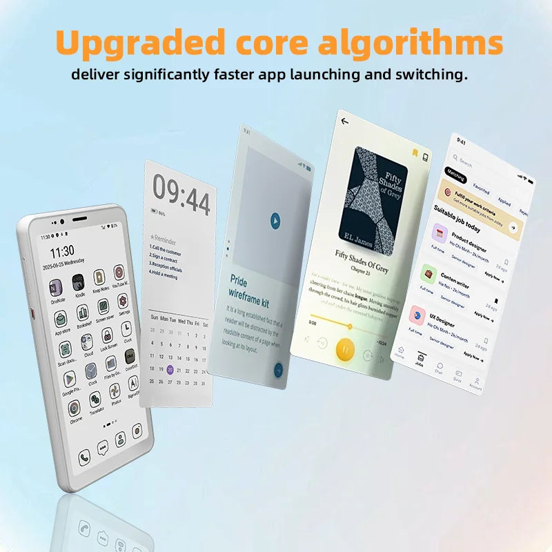 Bigme Hibreak S Ebook Reader, 5.84‘’ e-ink display, 6+128GB, Android 14 OS ereader with BW 276PPI & Color 92PPI for options