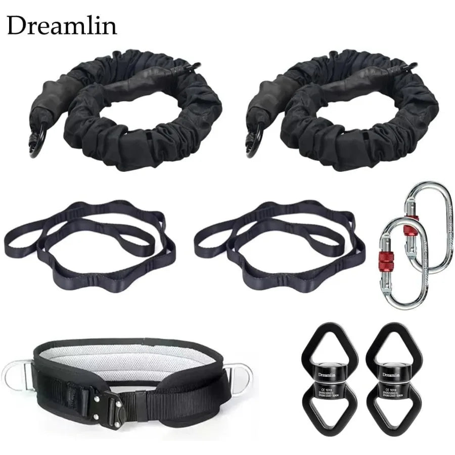 Back Somersault Bungee Dance Trainer Backward Flip Training Euipment Gymnastics Spotting Training Fitness Taekwondo Martial Arts